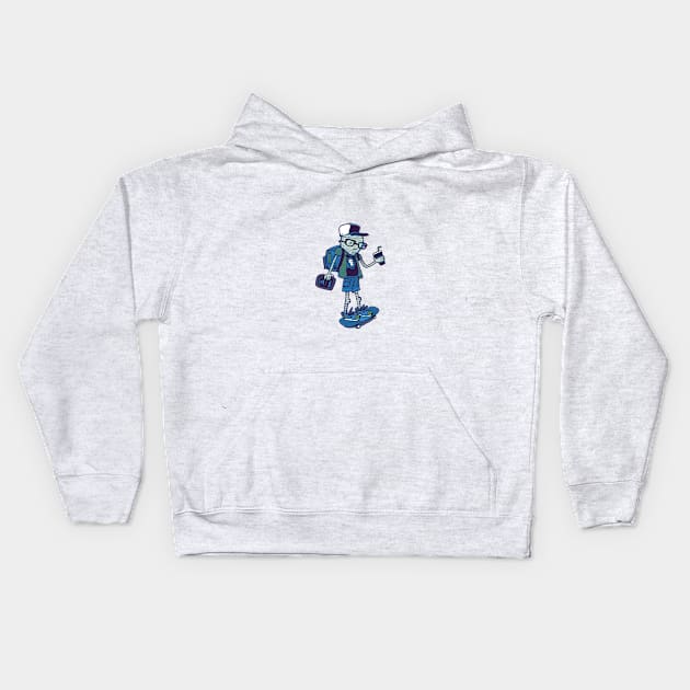 Mikey Bandages Kids Hoodie by Pixelmania